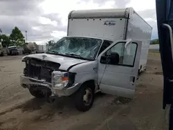 Salvage trucks for sale at West Mifflin, PA auction: 2018 Ford Econoline E350 Super Duty Cutaway Van