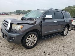 Vehiculos salvage en venta de Copart Houston, TX: 2011 Toyota Sequoia Platinum