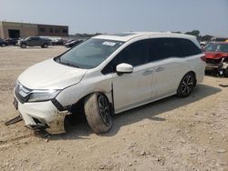 Salvage cars for sale from Copart Kansas City, KS: 2018 Honda Odyssey Elite