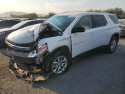 Salvage cars for sale at Las Vegas, NV auction: 2020 Chevrolet Traverse LS