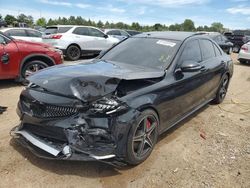 Salvage cars for sale at Elgin, IL auction: 2018 Mercedes-Benz C 43 4matic AMG