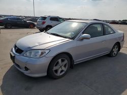 Salvage cars for sale at Wilmer, TX auction: 2004 Honda Civic EX