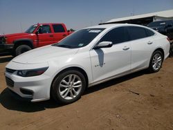 Chevrolet salvage cars for sale: 2018 Chevrolet Malibu LT