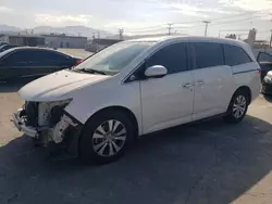 Carros salvage sin ofertas aún a la venta en subasta: 2016 Honda Odyssey EXL