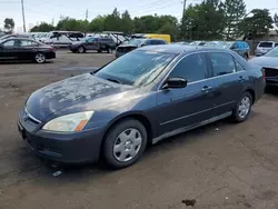 Honda salvage cars for sale: 2007 Honda Accord LX