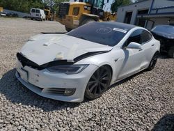 Salvage cars for sale at Bridgeton, MO auction: 2020 Tesla Model S