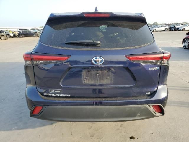 2021 Toyota Highlander Hybrid LE