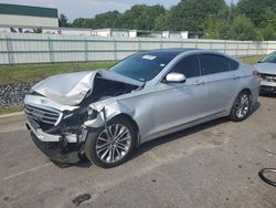 Salvage cars for sale at Assonet, MA auction: 2017 Genesis G80 Base