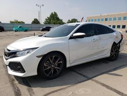 Salvage cars for sale at Littleton, CO auction: 2018 Honda Civic SI