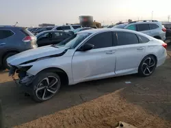 Honda salvage cars for sale: 2021 Honda Accord Sport SE