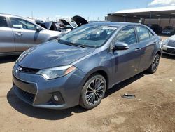 Salvage cars for sale at Brighton, CO auction: 2015 Toyota Corolla L