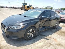 Nissan salvage cars for sale: 2021 Nissan Sentra SV