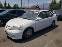 Salvage cars for sale at Rancho Cucamonga, CA auction: 2005 Honda Civic EX