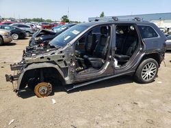 Salvage cars for sale at Woodhaven, MI auction: 2014 Jeep Grand Cherokee Limited