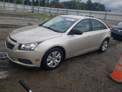 Chevrolet salvage cars for sale: 2013 Chevrolet Cruze LS