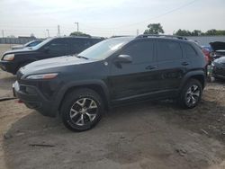 Salvage cars for sale at Franklin, WI auction: 2016 Jeep Cherokee Trailhawk