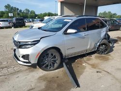 Salvage cars for sale at Fort Wayne, IN auction: 2022 Chevrolet Equinox RS