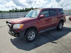 Salvage cars for sale at Windham, ME auction: 2006 Toyota Sequoia Limited