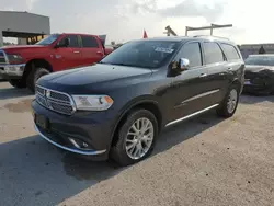 Salvage cars for sale at Kansas City, KS auction: 2015 Dodge Durango Citadel