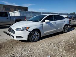 Salvage cars for sale at Kansas City, KS auction: 2015 Ford Fusion SE