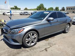 Mercedes-Benz salvage cars for sale: 2019 Mercedes-Benz C 300 4matic