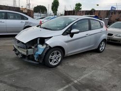 Salvage cars for sale at Wilmington, CA auction: 2018 Ford Fiesta SE