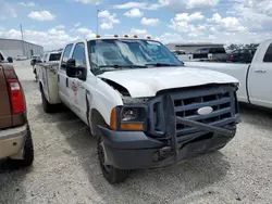 Salvage trucks for sale at Apopka, FL auction: 2006 Ford F350 Super Duty