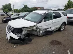 Salvage cars for sale at New Britain, CT auction: 2016 Ford Explorer XLT