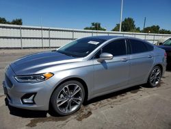 Ford salvage cars for sale: 2020 Ford Fusion Titanium