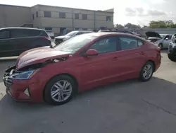 Salvage cars for sale at Wilmer, TX auction: 2019 Hyundai Elantra SEL