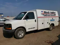 Salvage trucks for sale at Greenwood, NE auction: 2013 Chevrolet Express G3500