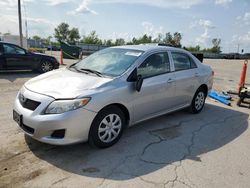 Salvage cars for sale at Pekin, IL auction: 2009 Toyota Corolla Base