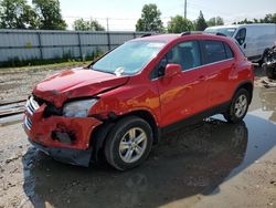 Salvage cars for sale at Lansing, MI auction: 2016 Chevrolet Trax 1LT