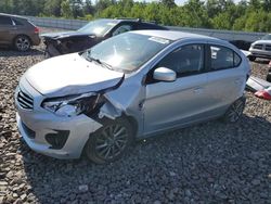 Salvage cars for sale from Copart Windham, ME: 2019 Mitsubishi Mirage G4 ES