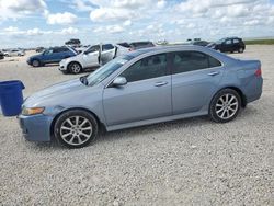 Salvage cars for sale at Taylor, TX auction: 2007 Acura TSX