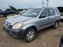 Salvage cars for sale at Elgin, IL auction: 2006 Honda CR-V LX