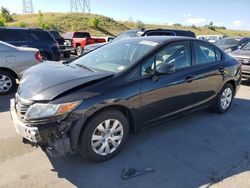 Honda salvage cars for sale: 2012 Honda Civic LX