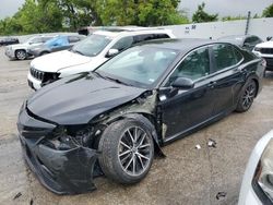 Salvage cars for sale at Sikeston, MO auction: 2021 Toyota Camry SE