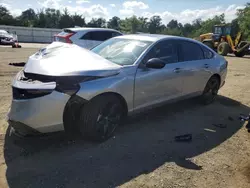 Salvage cars for sale at Windsor, NJ auction: 2023 Honda Accord Hybrid SPORT-L