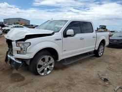 Salvage cars for sale at Amarillo, TX auction: 2016 Ford F150 Supercrew