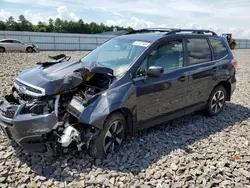 Subaru salvage cars for sale: 2018 Subaru Forester 2.5I Limited