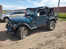 Salvage cars for sale at Rapid City, SD auction: 1998 Jeep Wrangler / TJ Sport