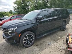 Salvage cars for sale at Candia, NH auction: 2022 Chevrolet Suburban K1500 RST