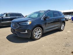 Salvage cars for sale at Brighton, CO auction: 2022 Ford Edge Titanium