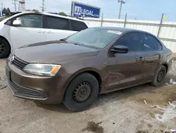 Salvage cars for sale at Chicago Heights, IL auction: 2014 Volkswagen Jetta Base