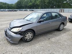 Salvage cars for sale at North Billerica, MA auction: 2004 Honda Civic LX