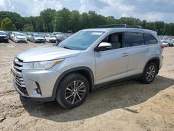 Flood-damaged cars for sale at auction: 2019 Toyota Highlander SE