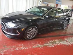 Salvage cars for sale at Angola, NY auction: 2022 Hyundai Sonata Hybrid