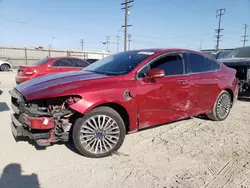 Ford Fusion Titanium Phev Vehiculos salvage en venta: 2017 Ford Fusion Titanium Phev