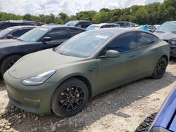 Salvage cars for sale at Grand Prairie, TX auction: 2018 Tesla Model 3